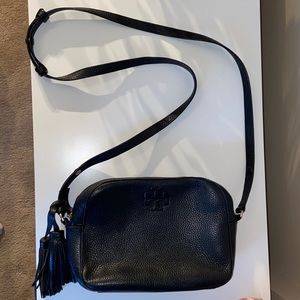 Tory Burch black cross body purse / bag